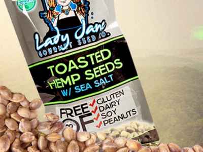 Lady Jane's Toasted Hemp Seeds with Sea Salt